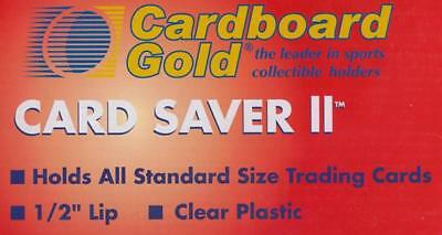 200 Cbg Card Saver Ii / 2 New Improved Semi Rigid Baseball Trading Card Holders