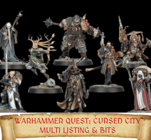 Warhammer Quest Cursed City Miniatures & Bits Multi List Fantasy Sigmar Bit Rare