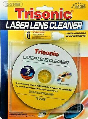 Dvd Vcd Cd Cd-rom Lens Cleaner Rom Player Cleaning Tv Game Wet & Dry With Music