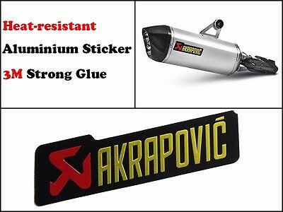 Akrapovic Sticker Exhaust Decal Pipe Racing Stickers Heat Resistant Proof Logo