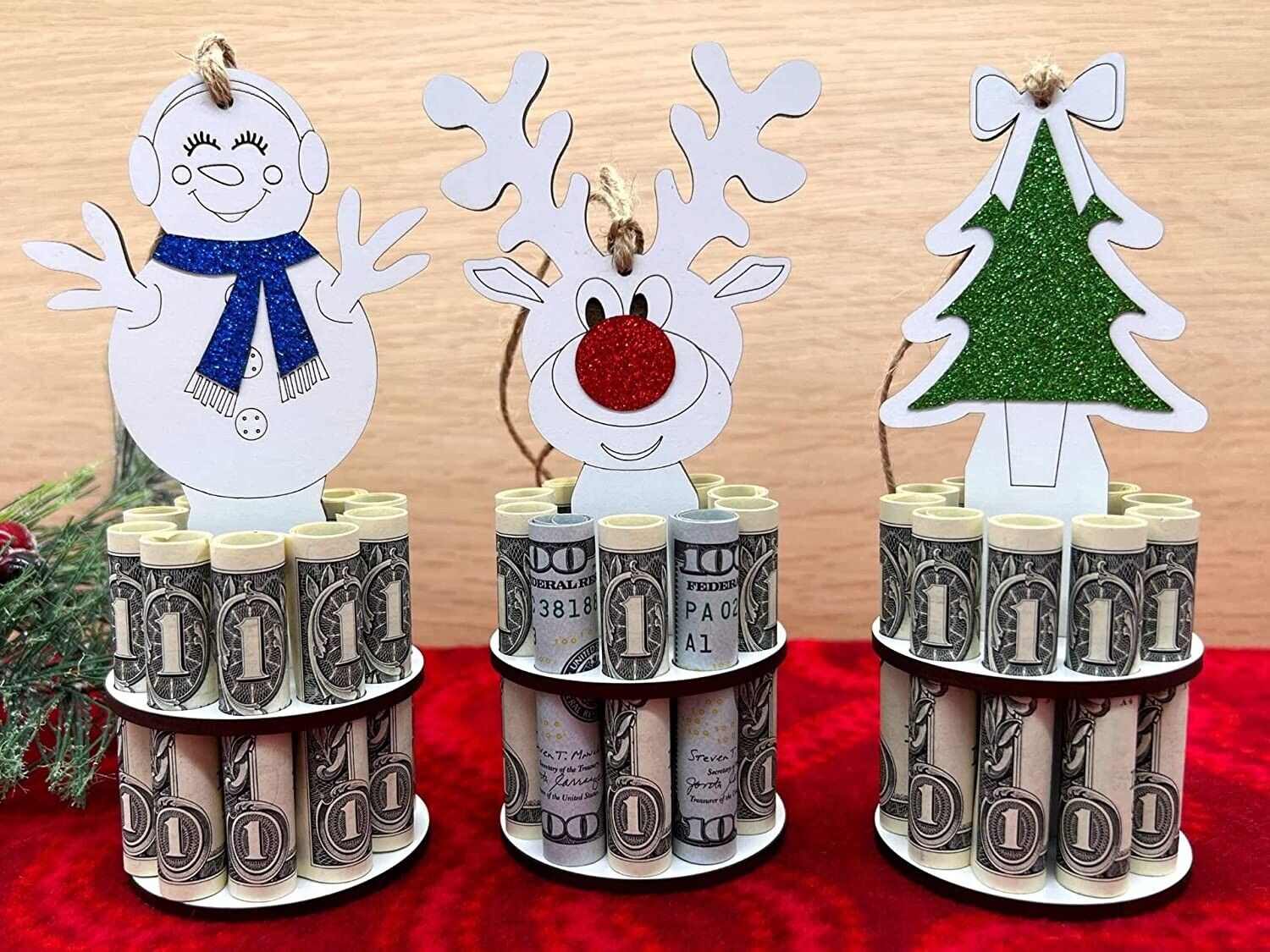 Christmas Unique Money Holder Money Cake Christmas Ornaments Xmas 2023