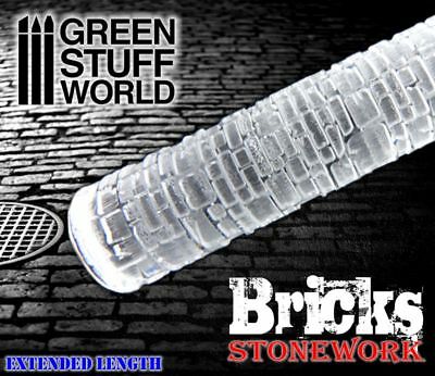 Rolling Pin - Bricks Texture - Create Your Own Bases - Warhammer