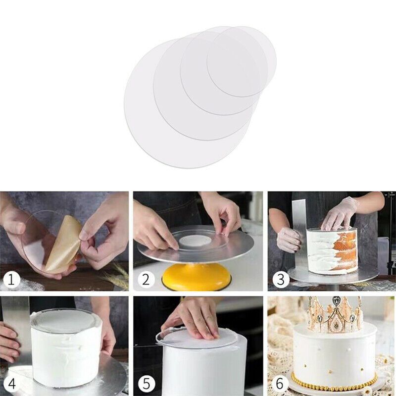 Clear Acrylic Round Cake Disk Square Discs Circle Base Boards Boards In Acrylic|