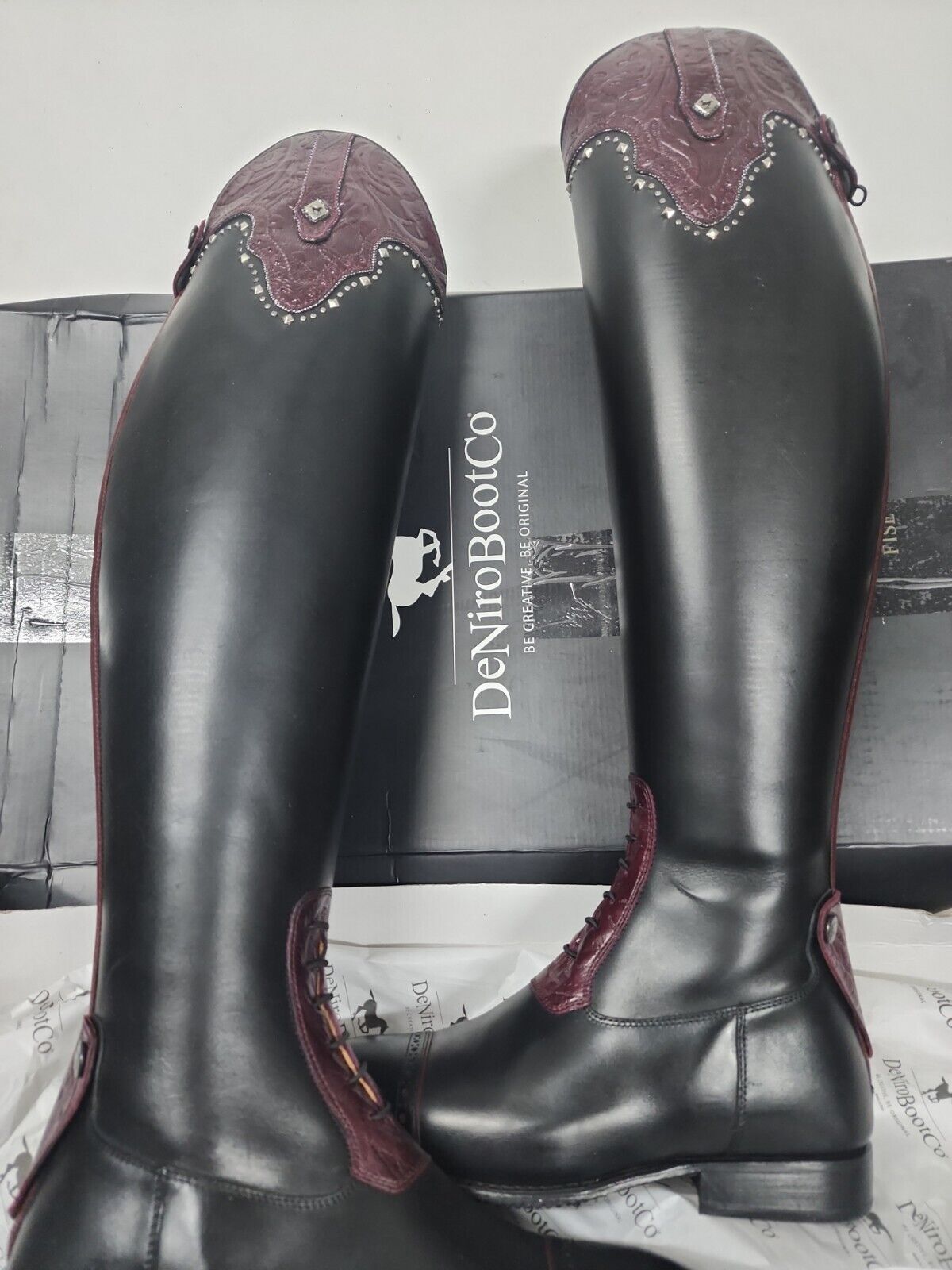 Gorgous Custom Deniro Boots! Brand New